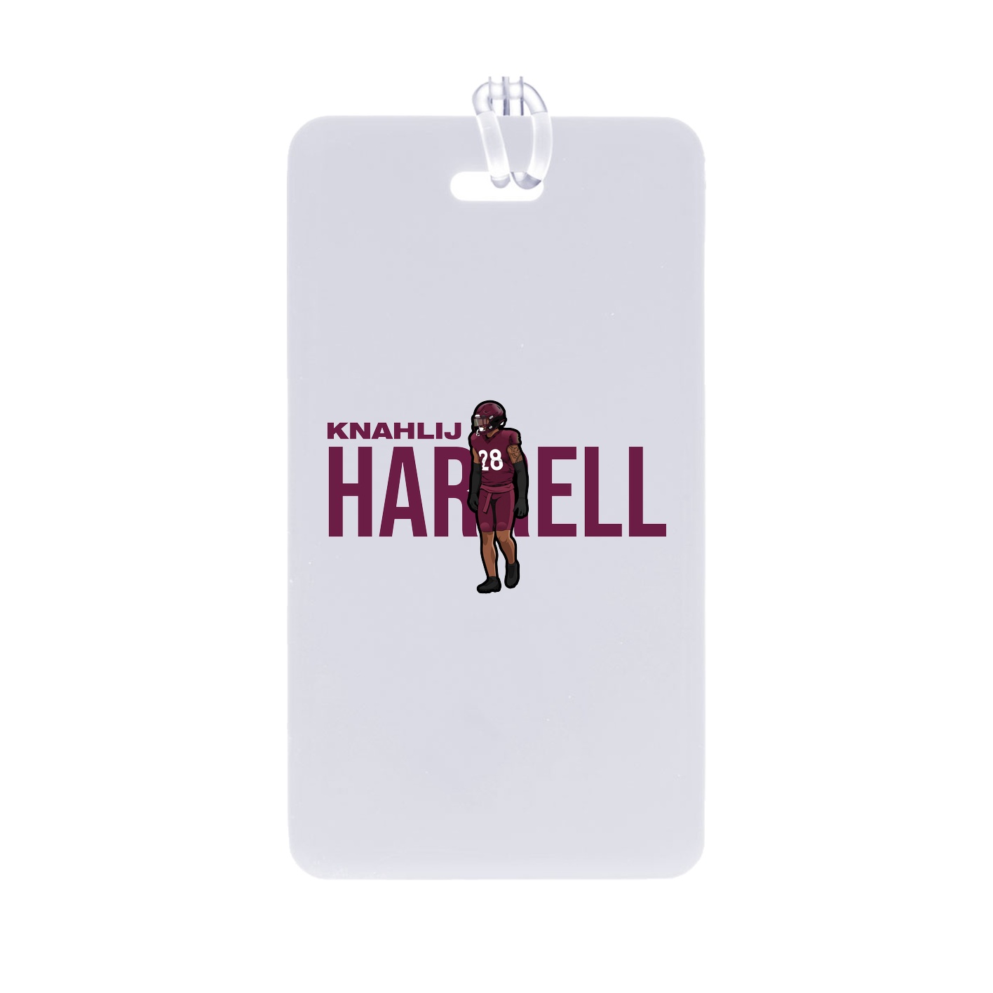 Bag Tag — Player Name in Classic