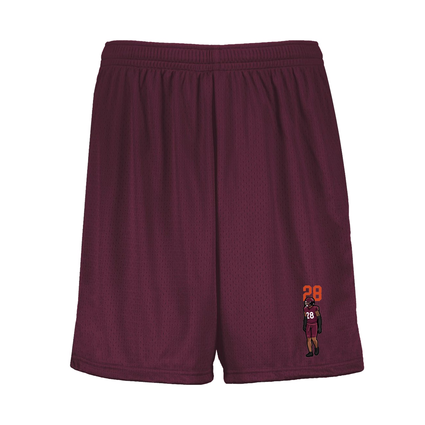 Shorts — Number Top in Maroon