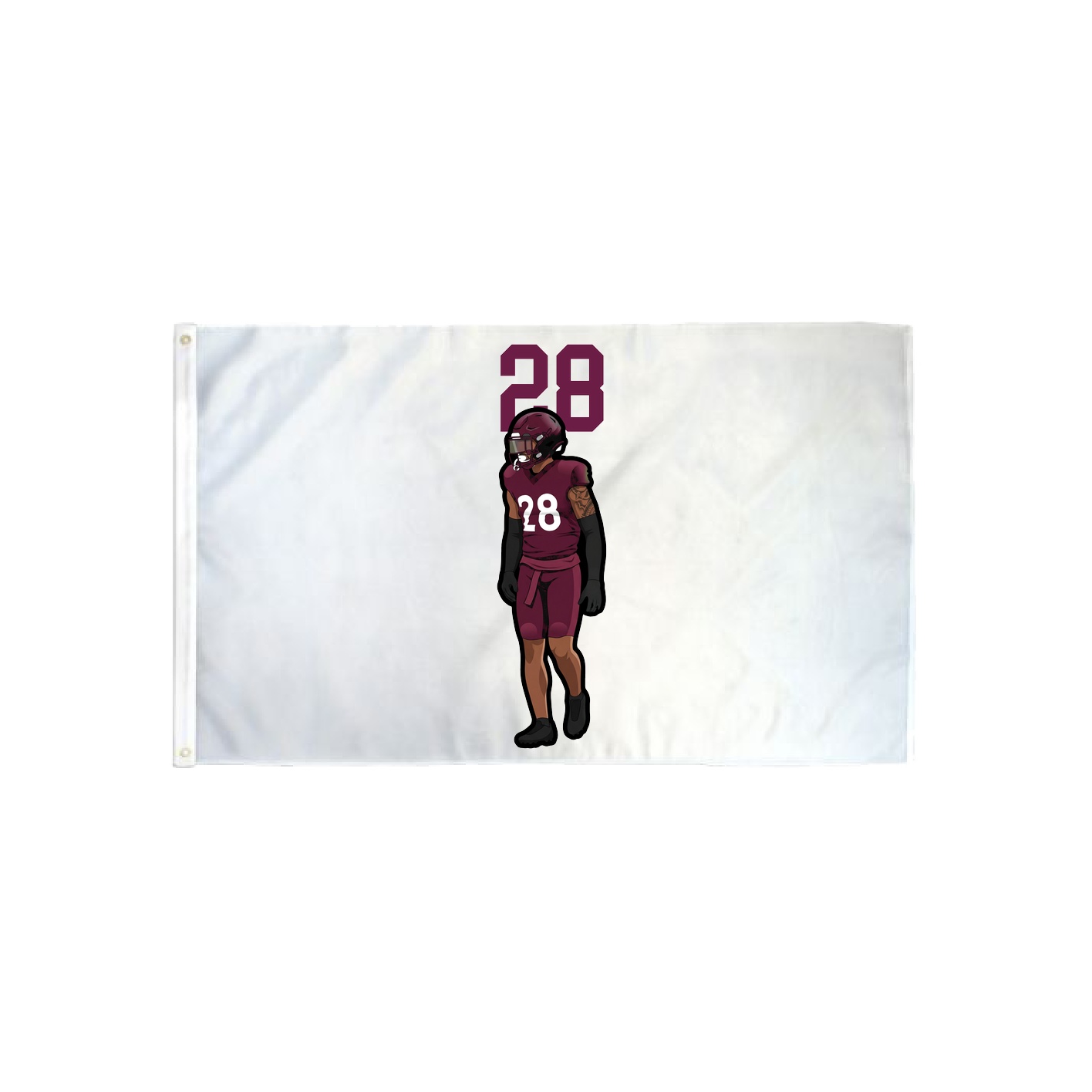 3x5 Flag — Number Top in Classic