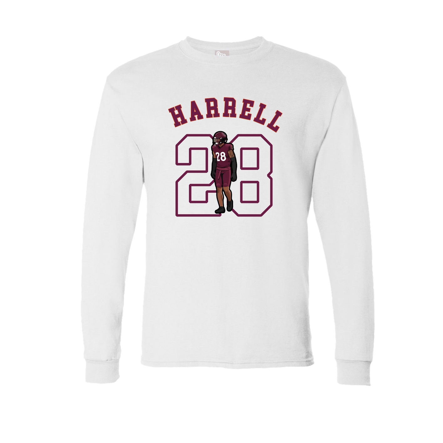 Long Sleeve Tee — Shirsey Arch in White