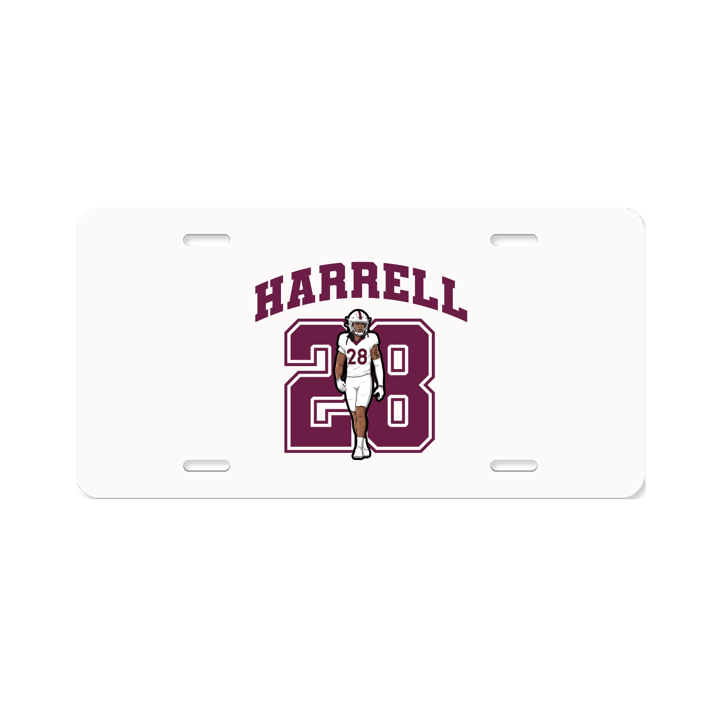 License Plate — Number in Classic