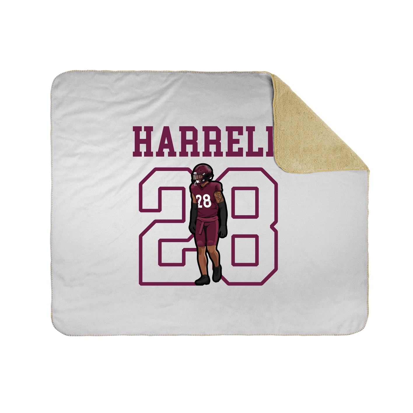 Throw Blanket — Shirsey in White