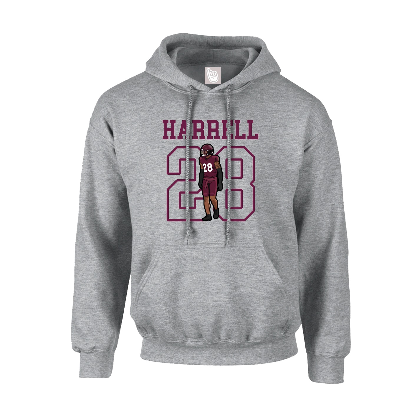 Hoodie — Shirsey in Grey