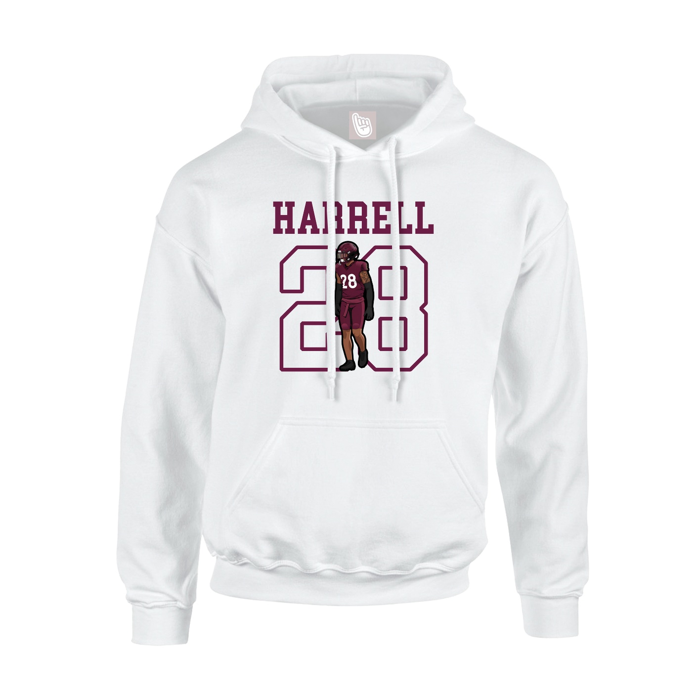 Youth Hoodie — Shirsey in White