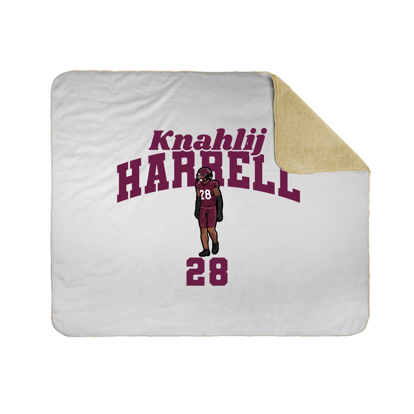 Throw Blanket — Signature Arch in White