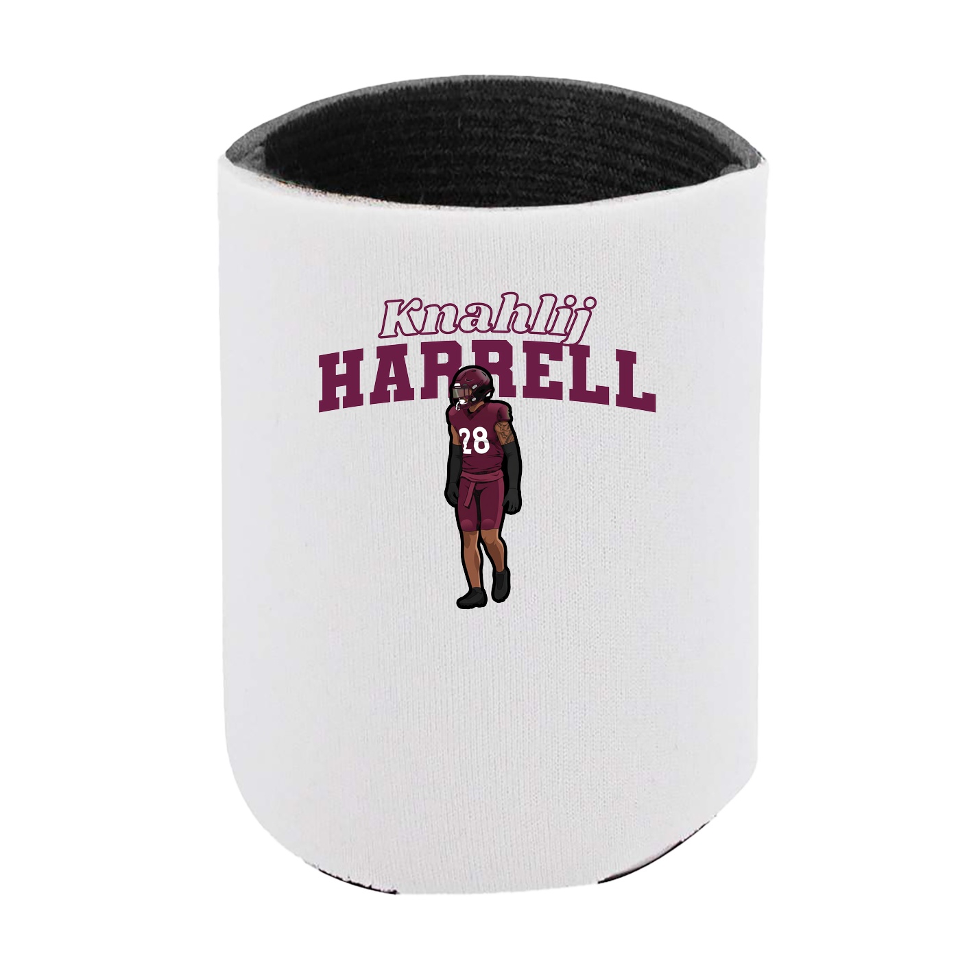 Can Holder — Name Arch in White