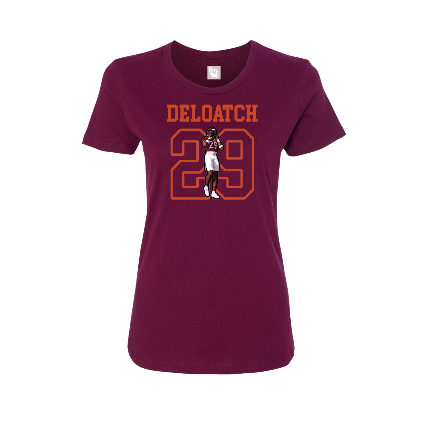 Fitted Women's Tee — Shirsey in Maroon