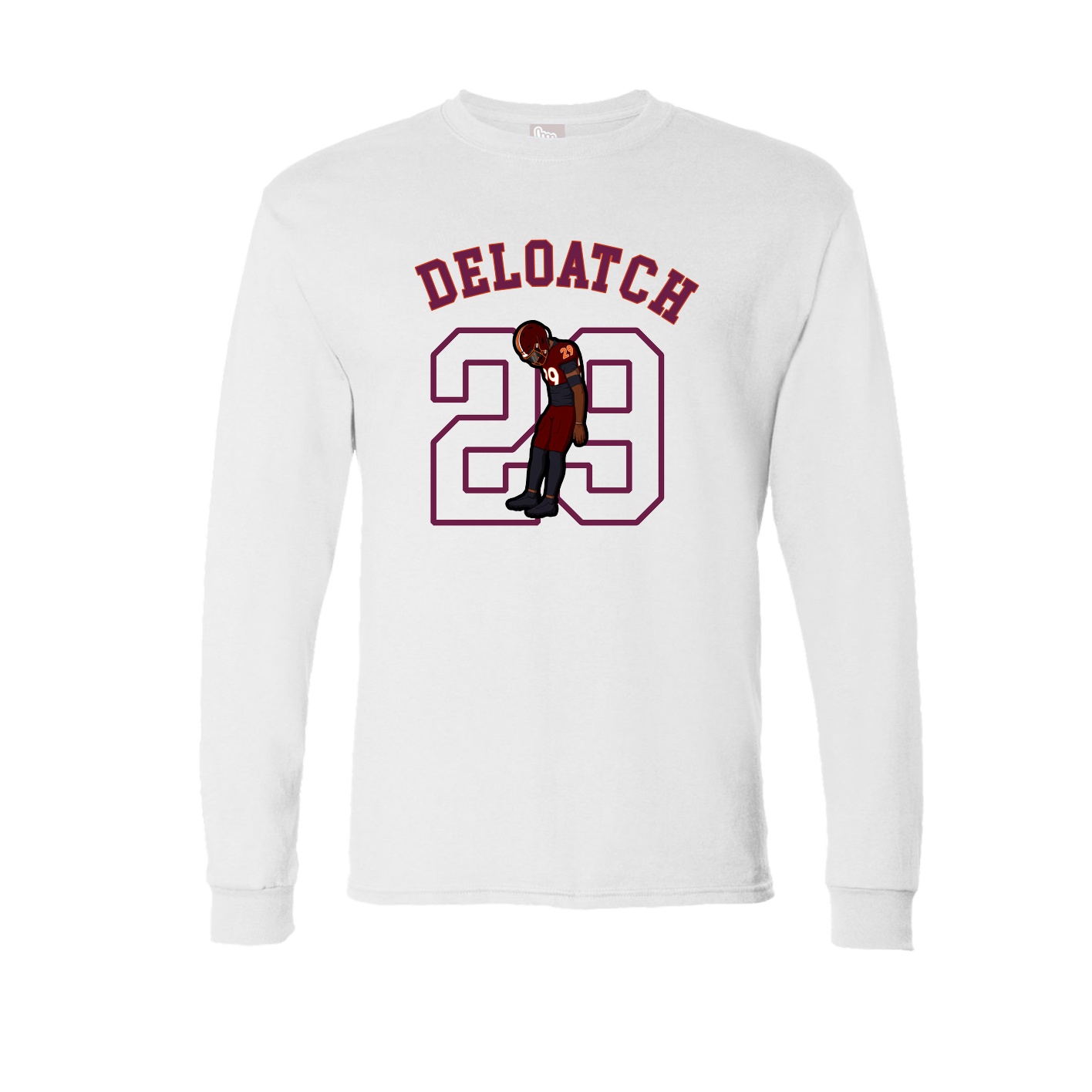 Long Sleeve Tee — Shirsey Arch in White