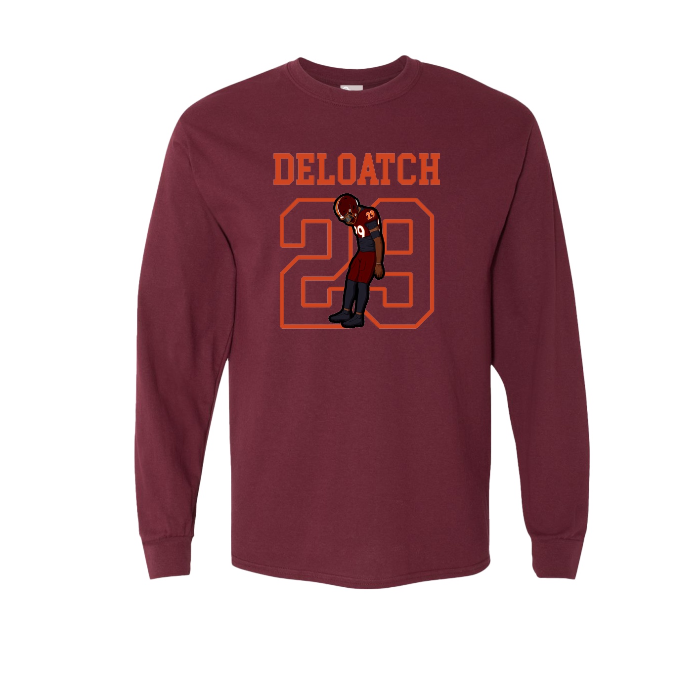 Long Sleeve Tee — Shirsey in Maroon