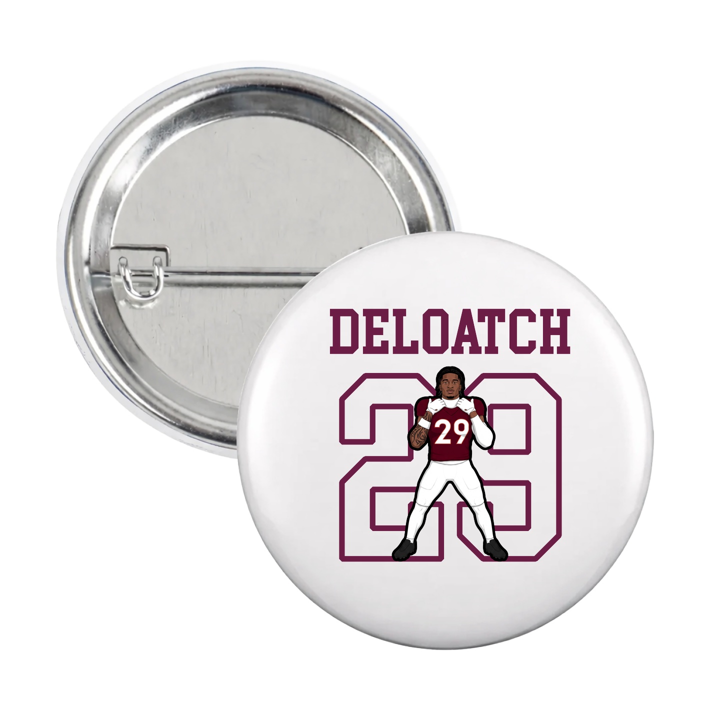 Game Day Button — Shirsey in White