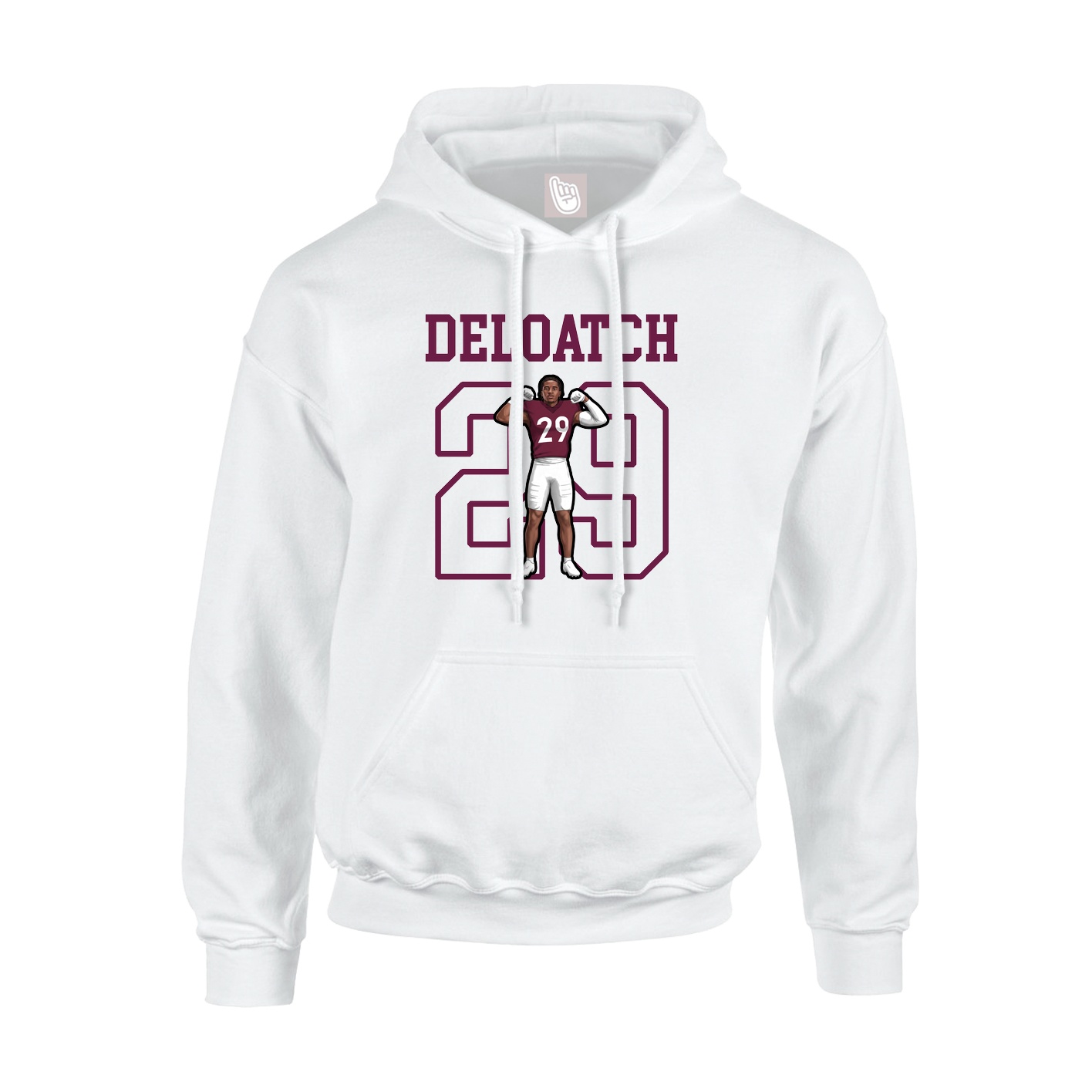 Hoodie — Shirsey in White