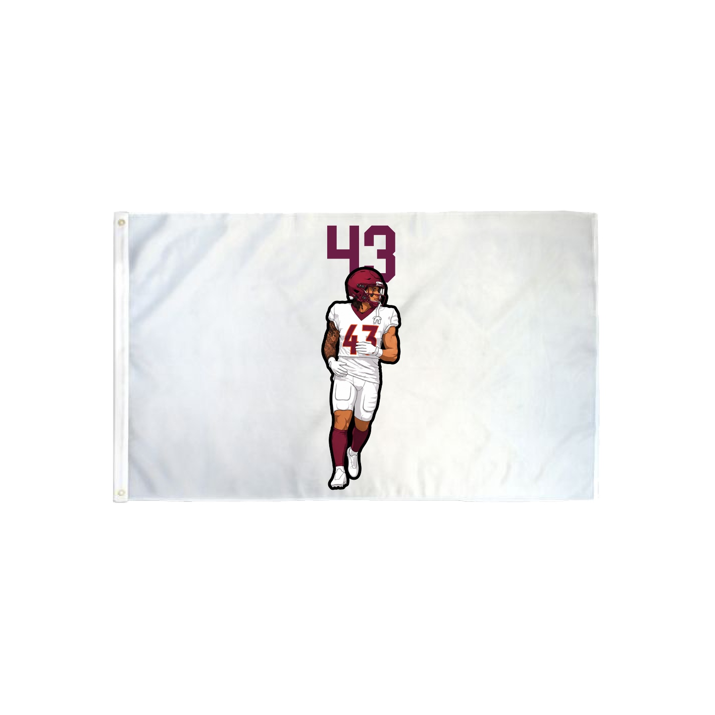 3x5 Flag — Number Top in Classic