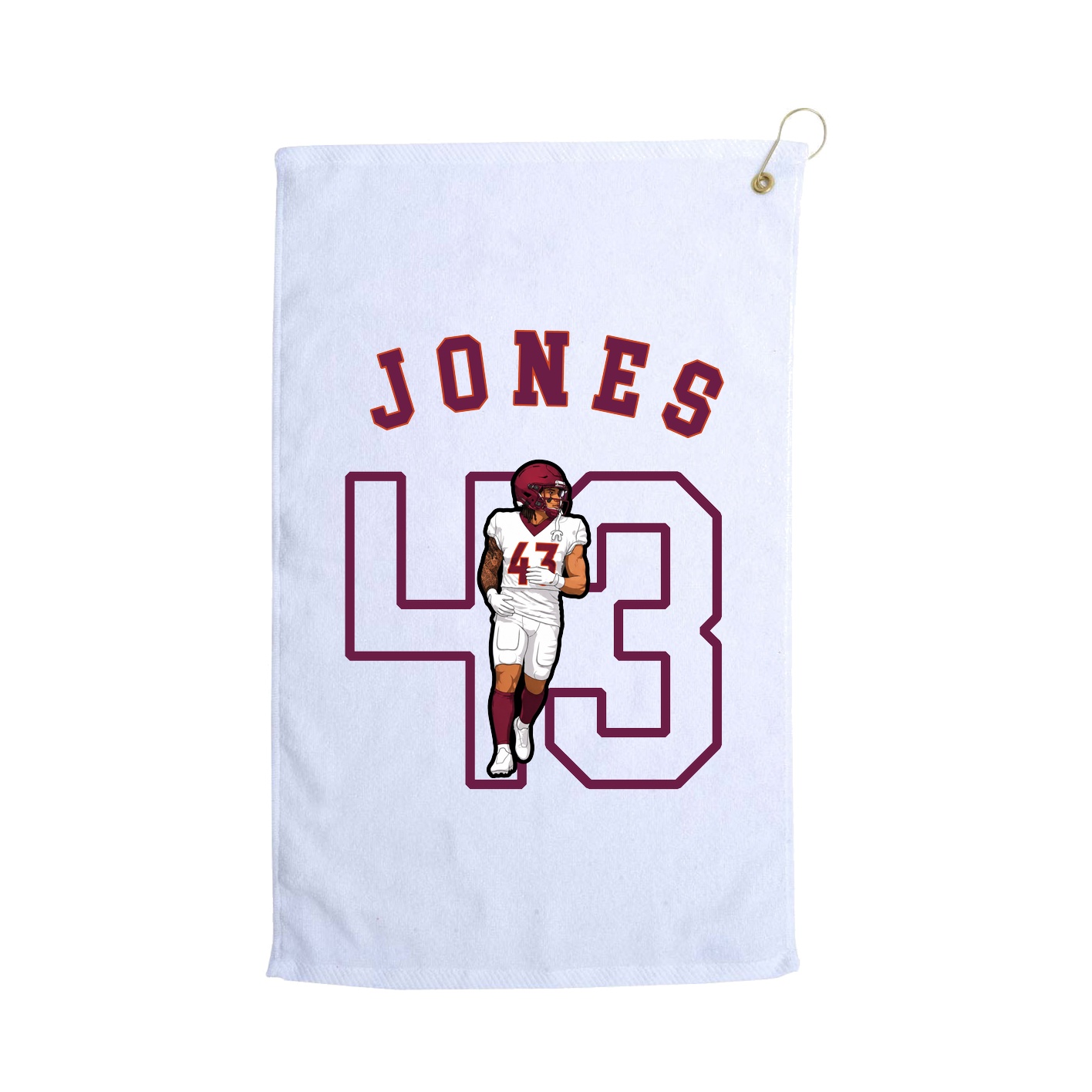 Golf Towel — Shirsey Arch in White