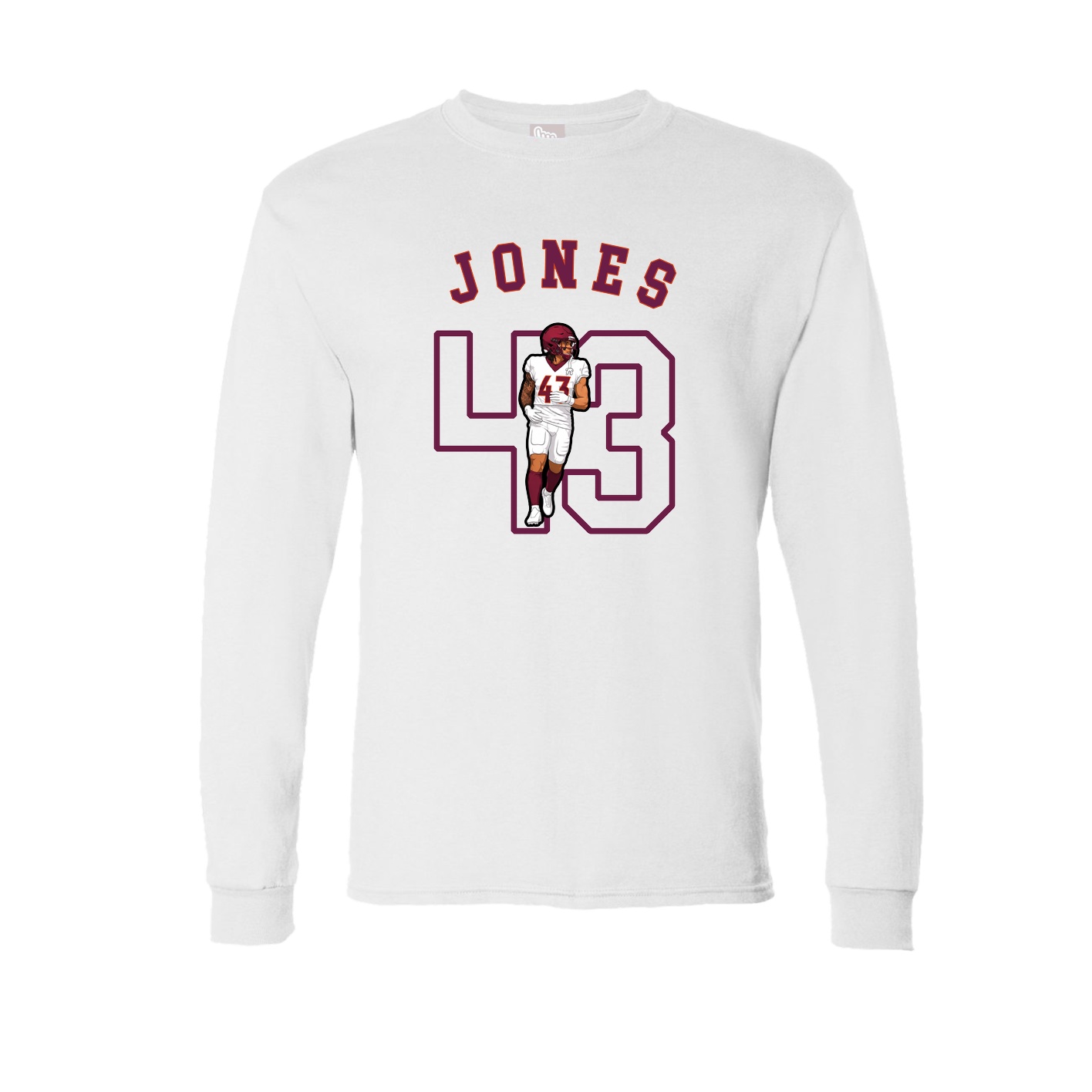 Long Sleeve Tee — Shirsey Arch in White