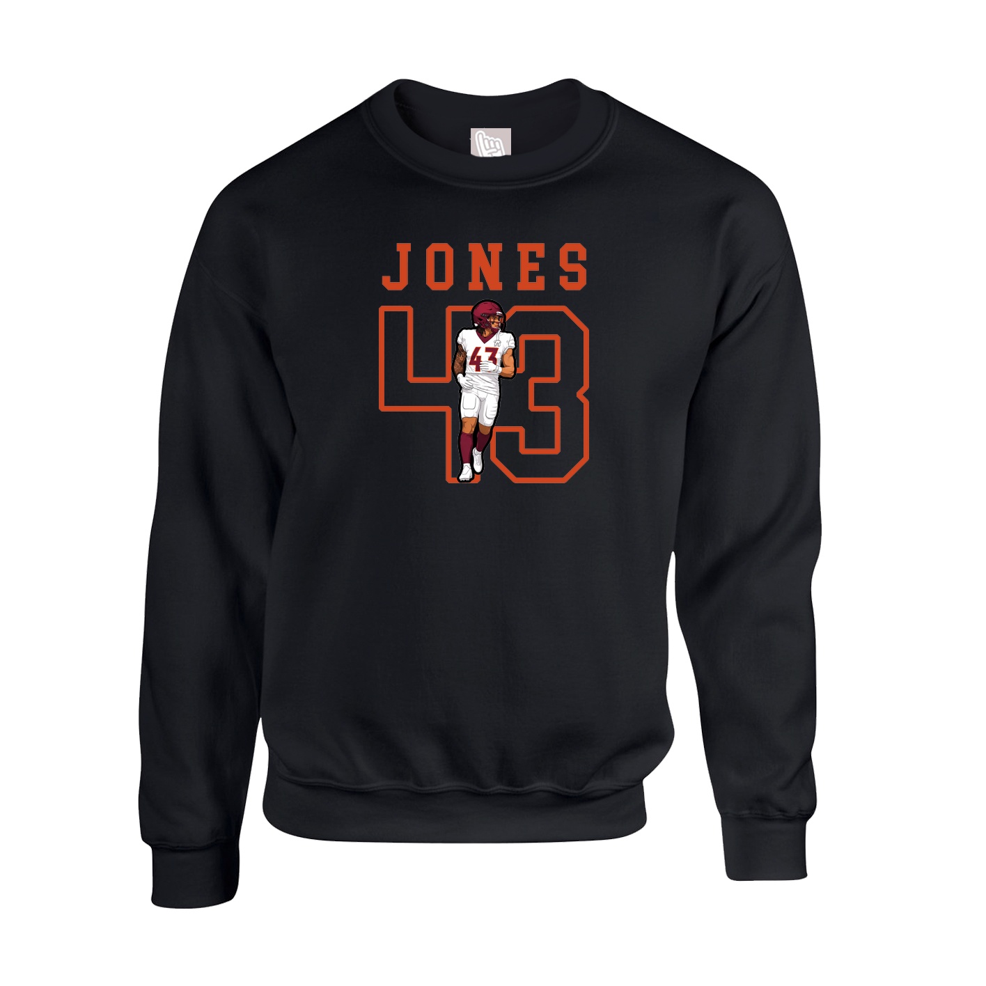 Fleece Crew — Shirsey in Black