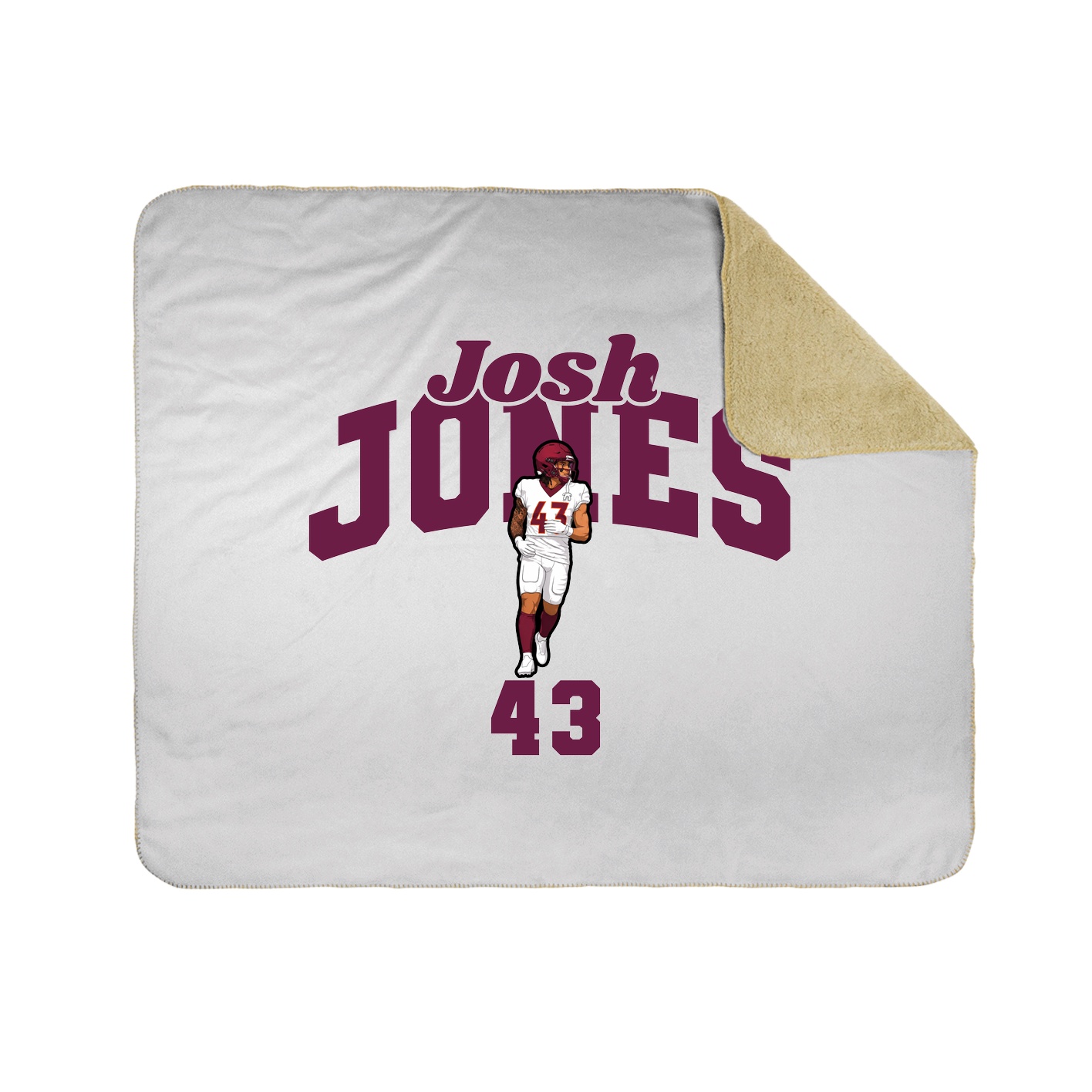 Throw Blanket — Signature Arch in White
