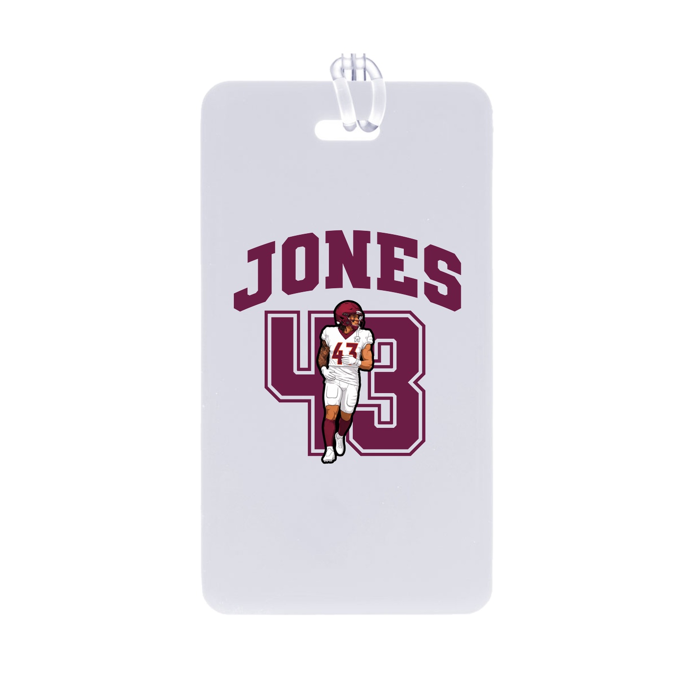 Bag Tag — Number in Classic
