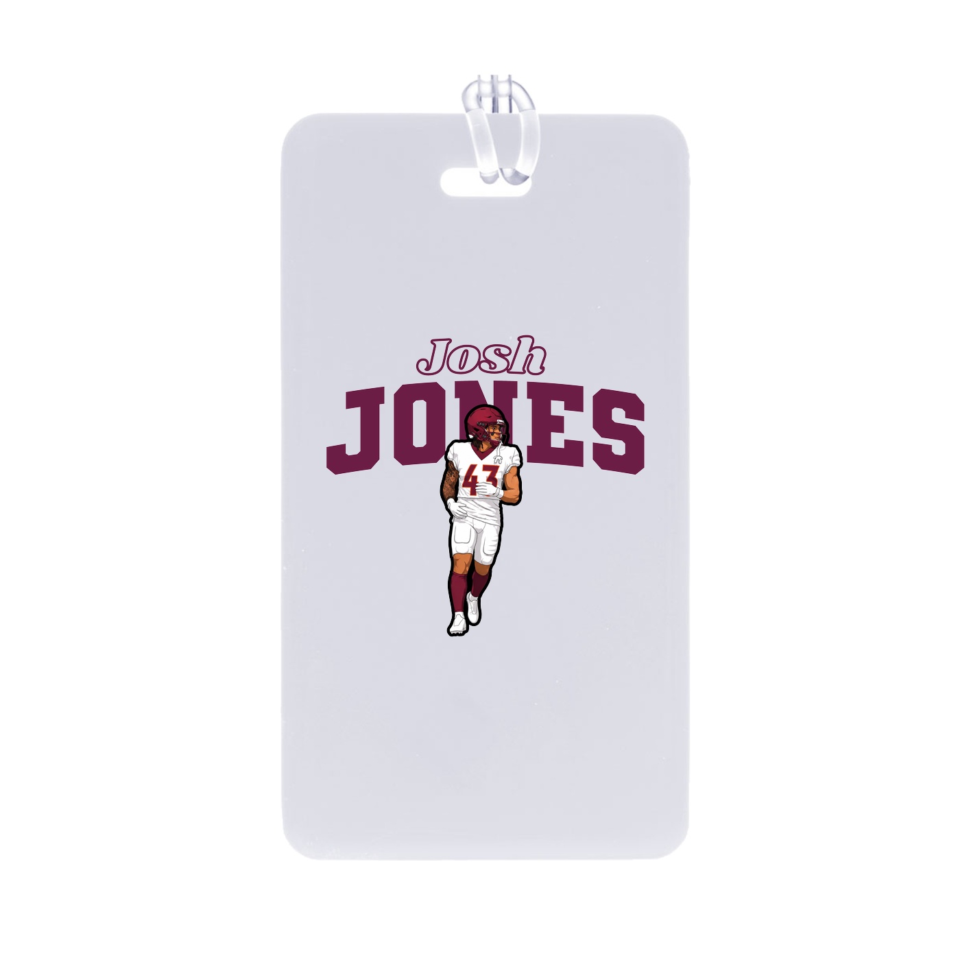 Bag Tag — Name Arch in Classic