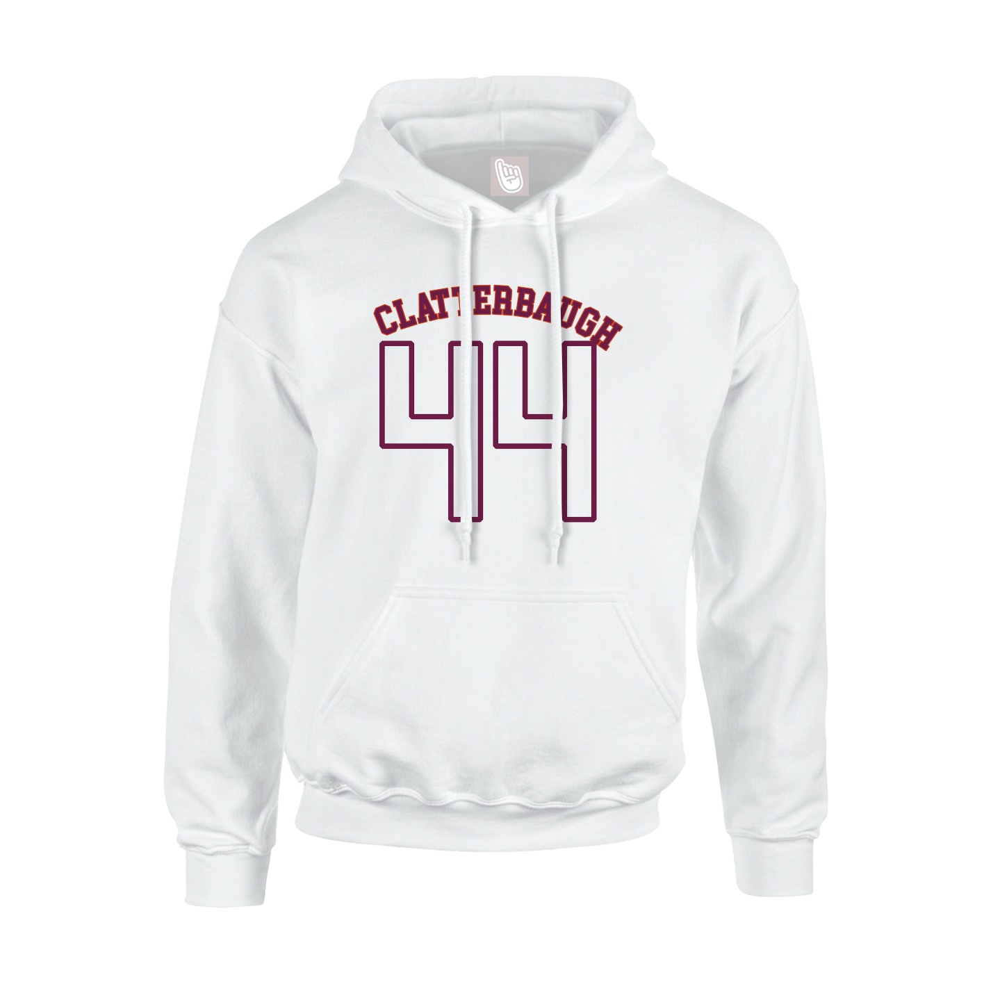 Hoodie — Shirsey Arch in White