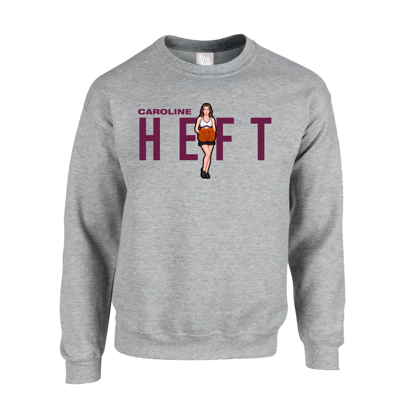 Fleece Crew — Player Name in Grey