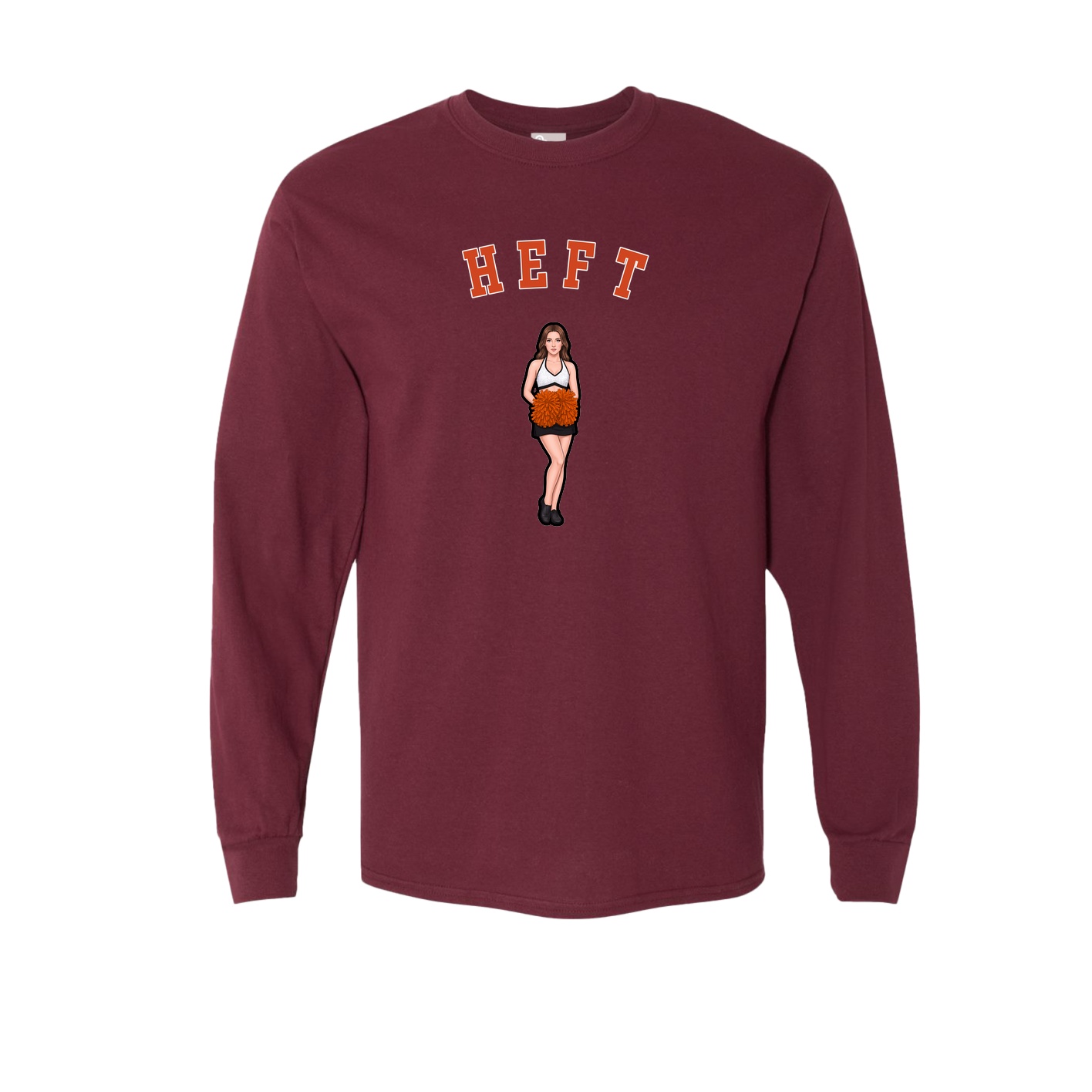 Long Sleeve Tee — Shirsey Arch in Maroon