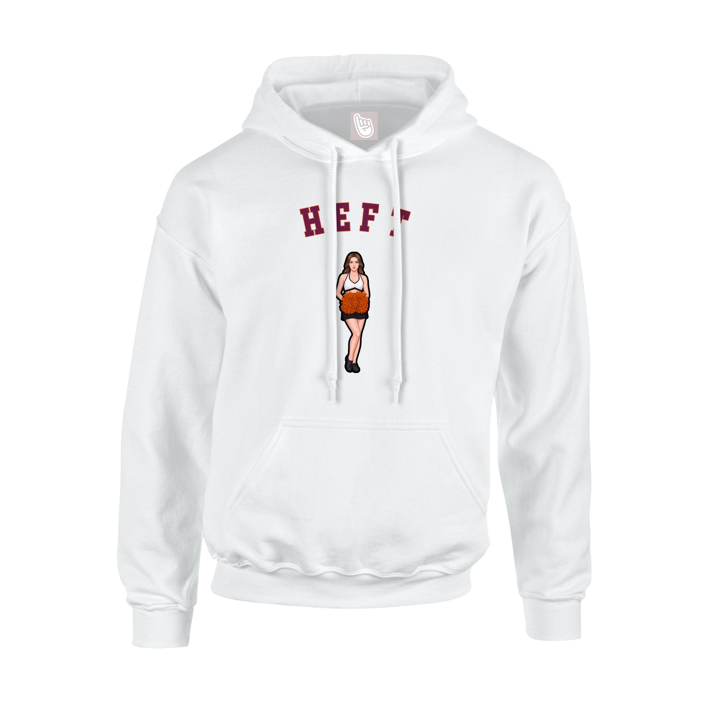Hoodie — Shirsey Arch in White