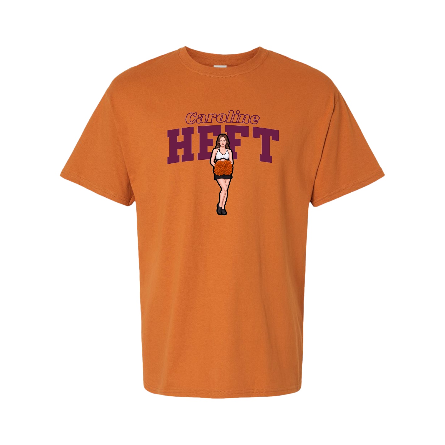 Tee — Name Arch in Orange