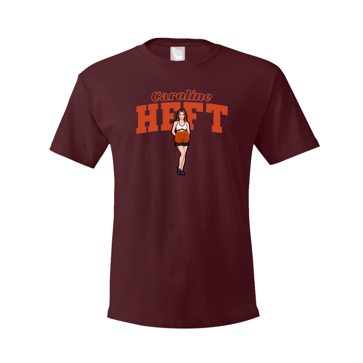 Youth Tee — Name Arch in Maroon