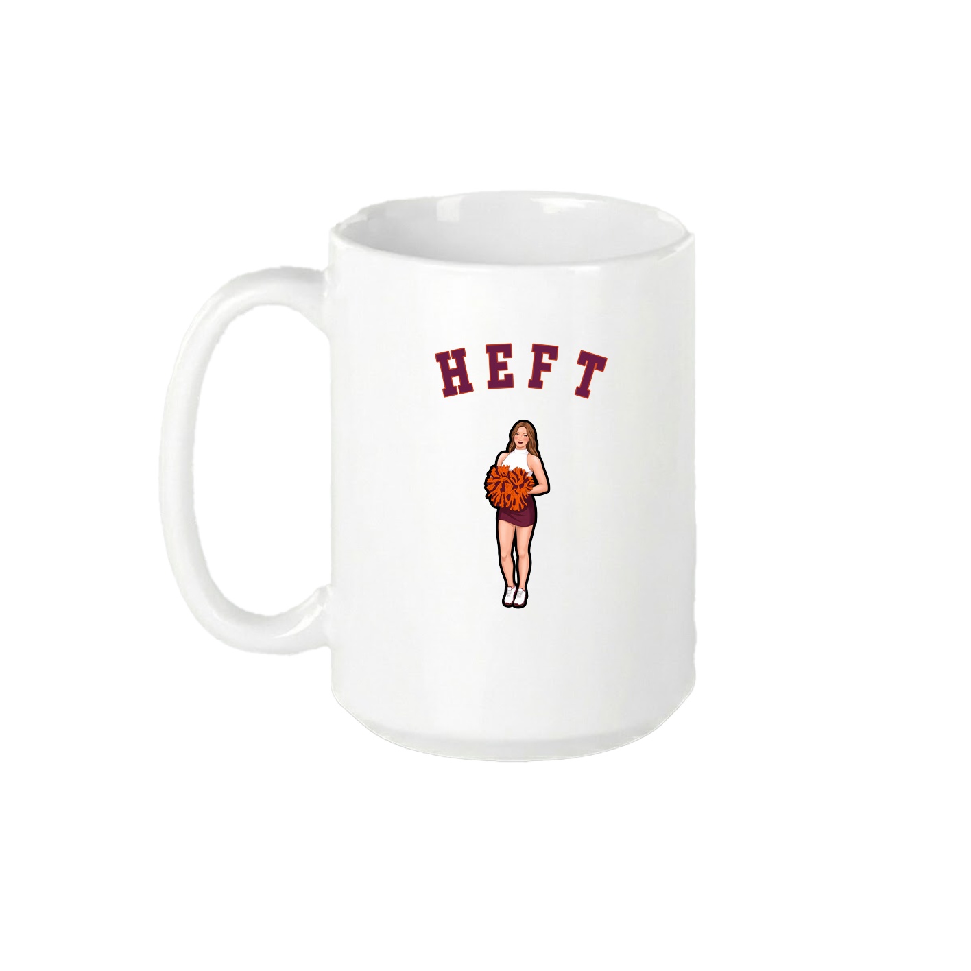 15oz Coffee Mug — Shirsey Arch in White