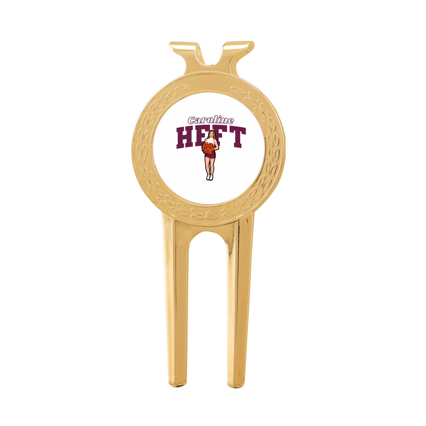 Divot Tool with Ball Marker — Name Arch in Classic