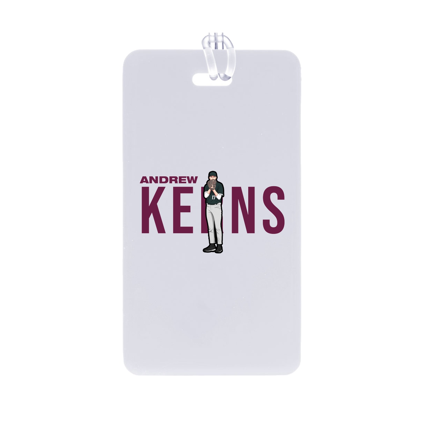 Bag Tag — Player Name in Classic
