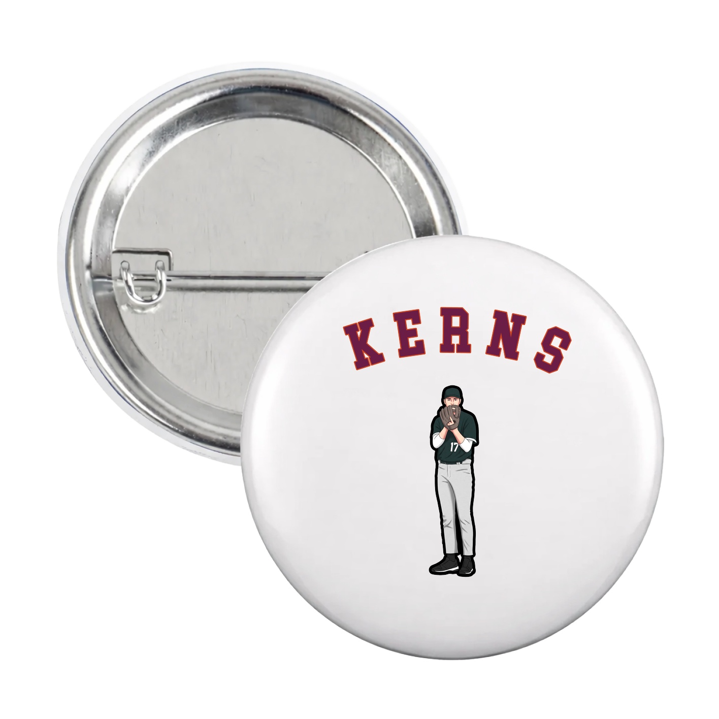 Game Day Button — Shirsey Arch in White
