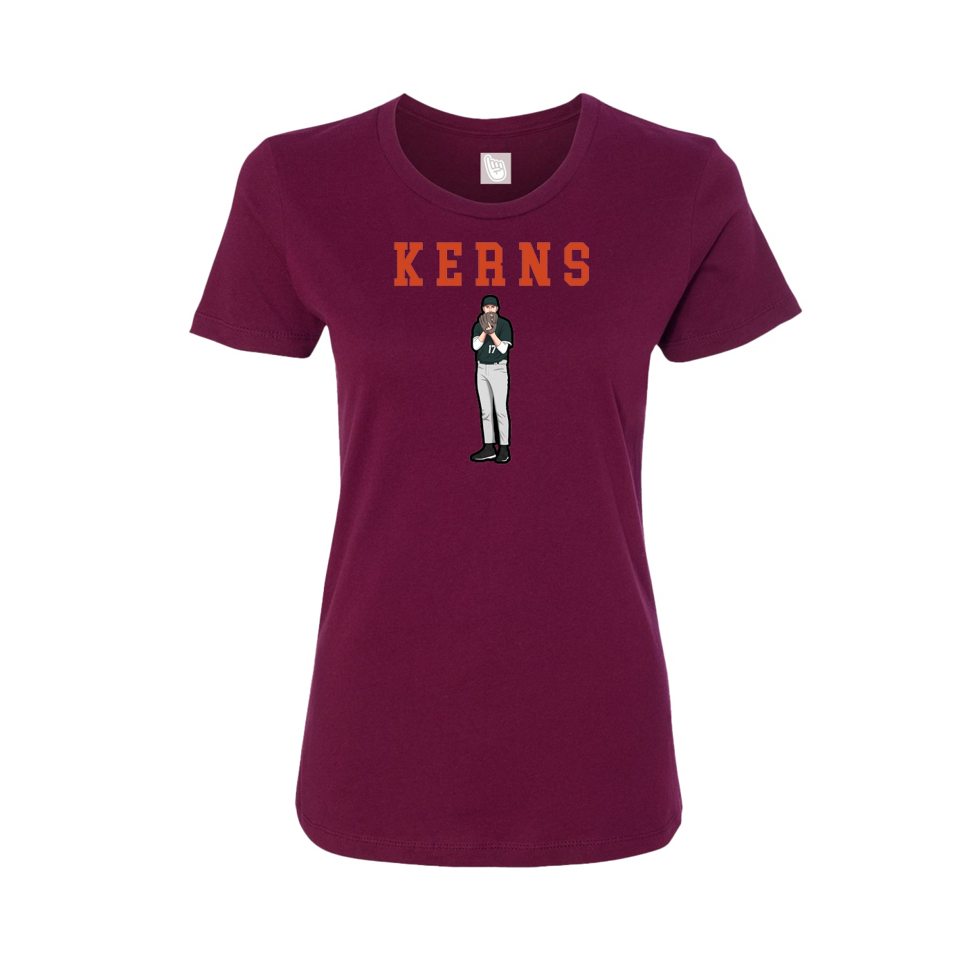 Fitted Women's Tee — Shirsey in Maroon