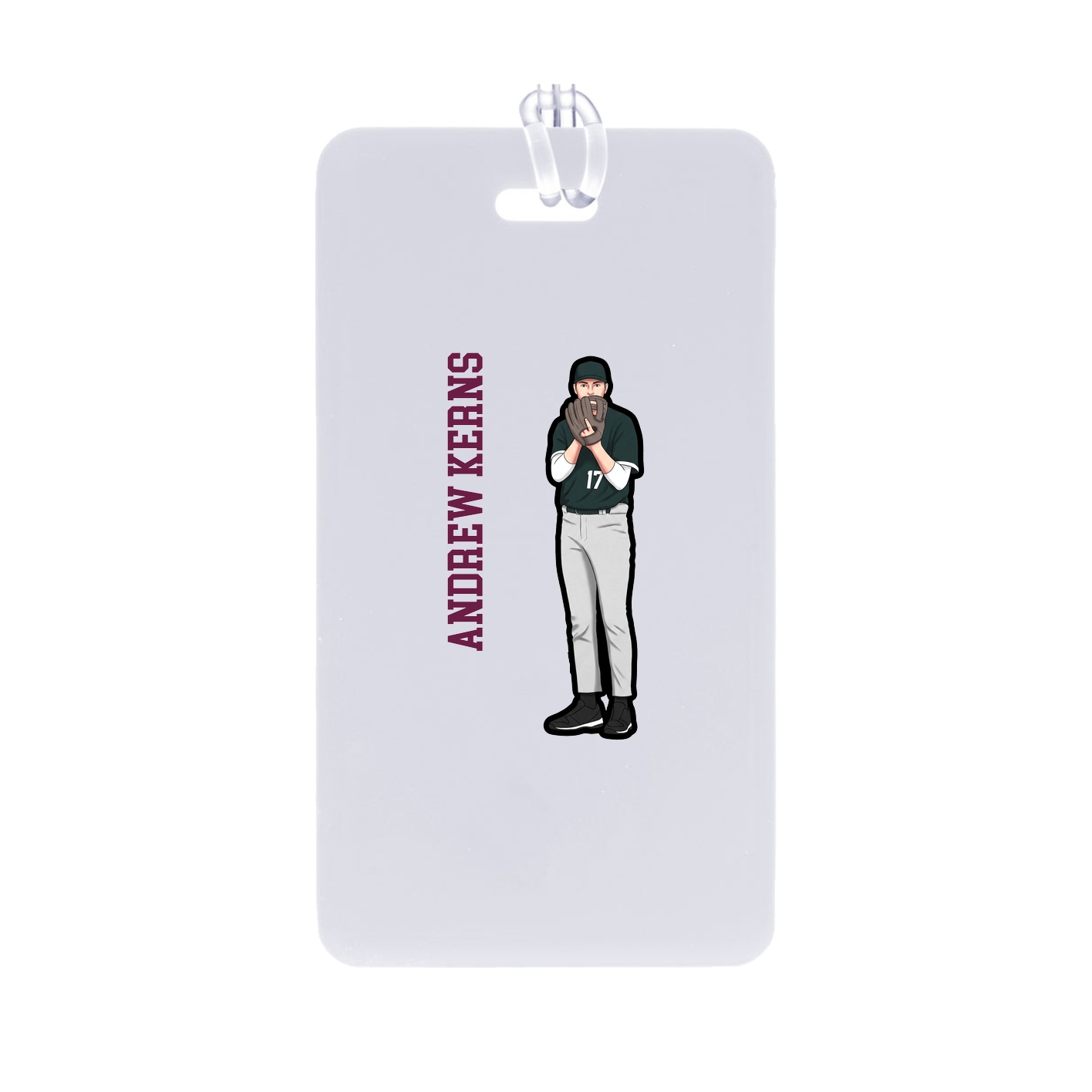 Bag Tag — Name Vertical in Classic