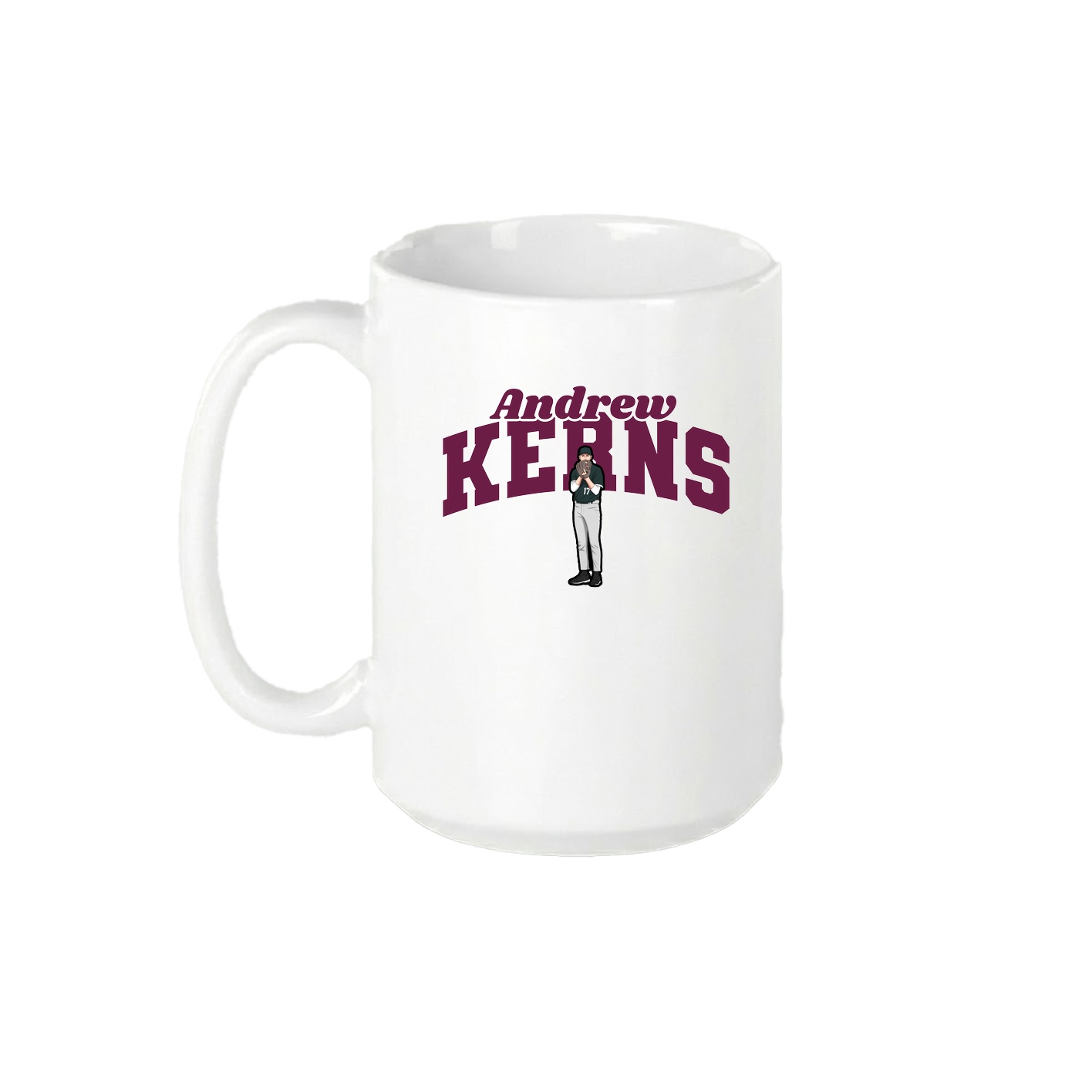 15oz Coffee Mug — Signature Arch in White