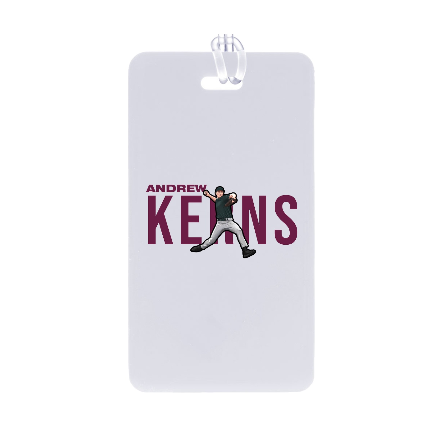 Bag Tag — Player Name in Classic