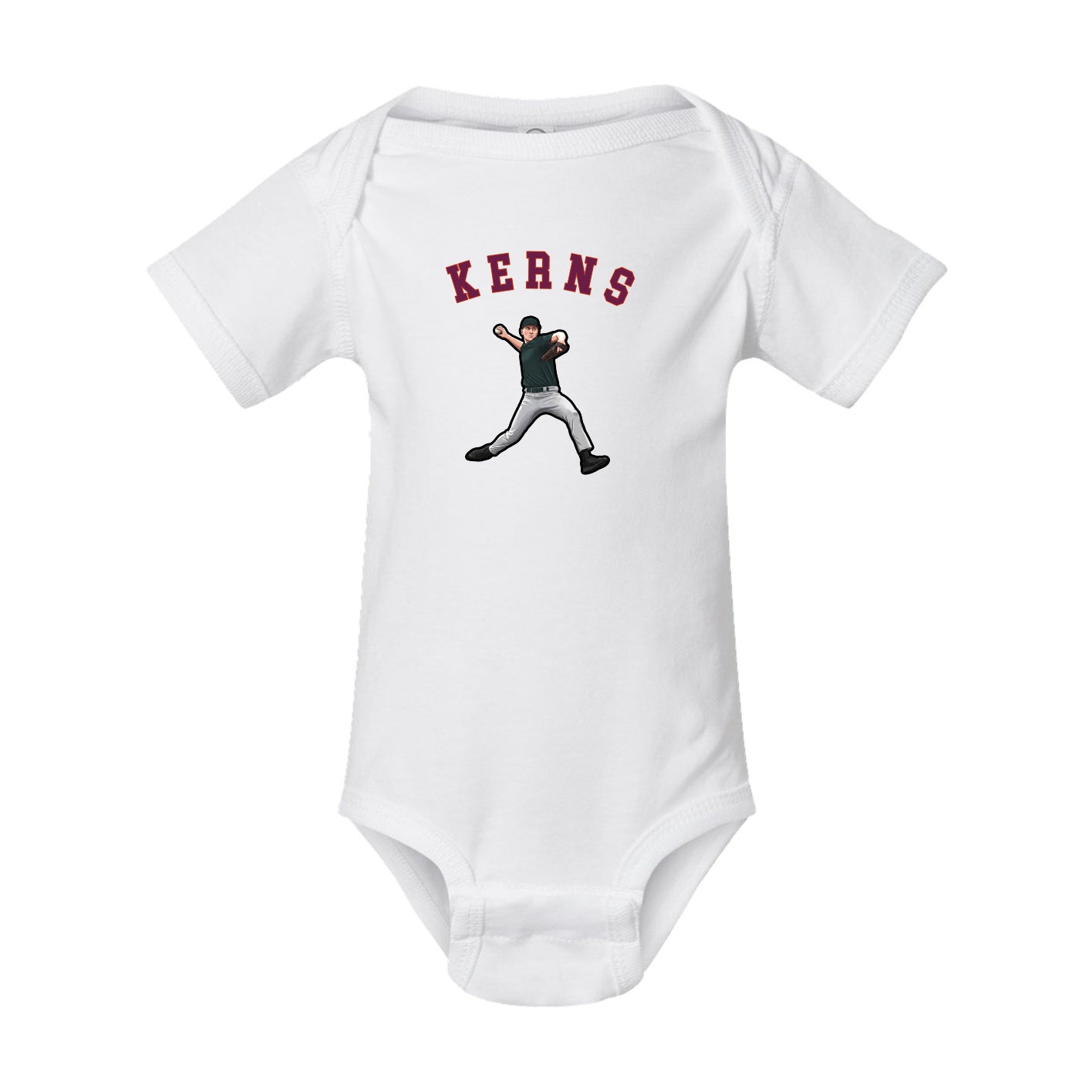 Baby Onesie — Shirsey Arch in White