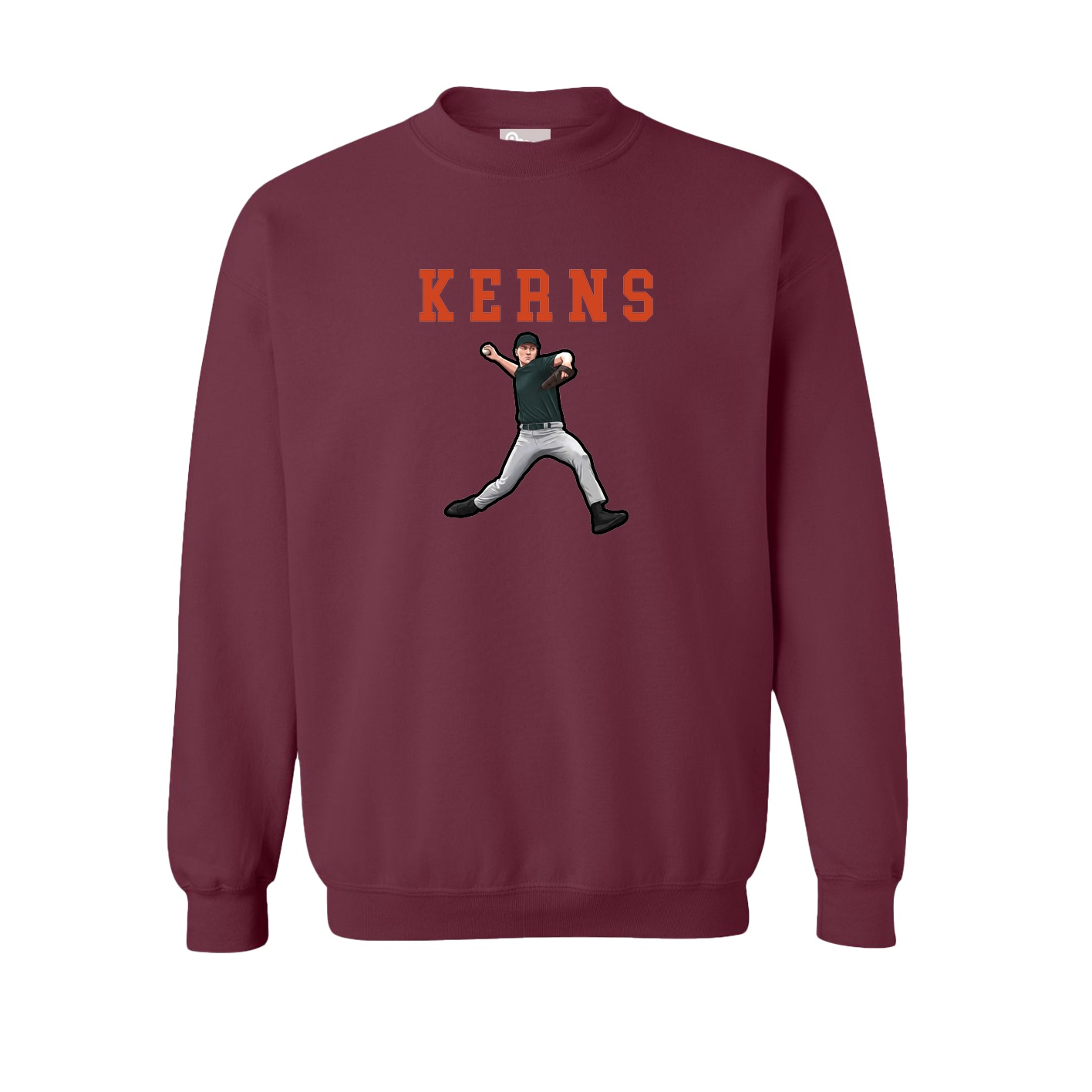 Fleece Crew — Shirsey in Maroon