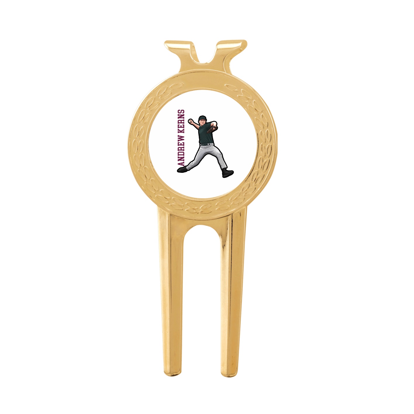 Divot Tool with Ball Marker — Name Vertical in Classic