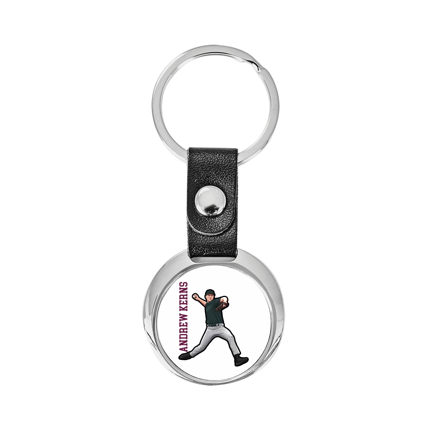 Key Chain — Name Vertical in Classic
