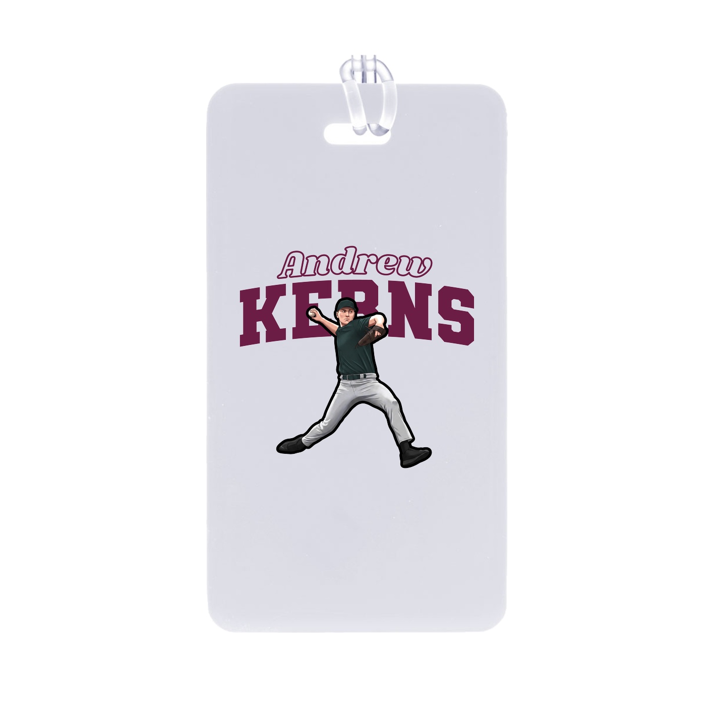 Bag Tag — Name Arch in Classic