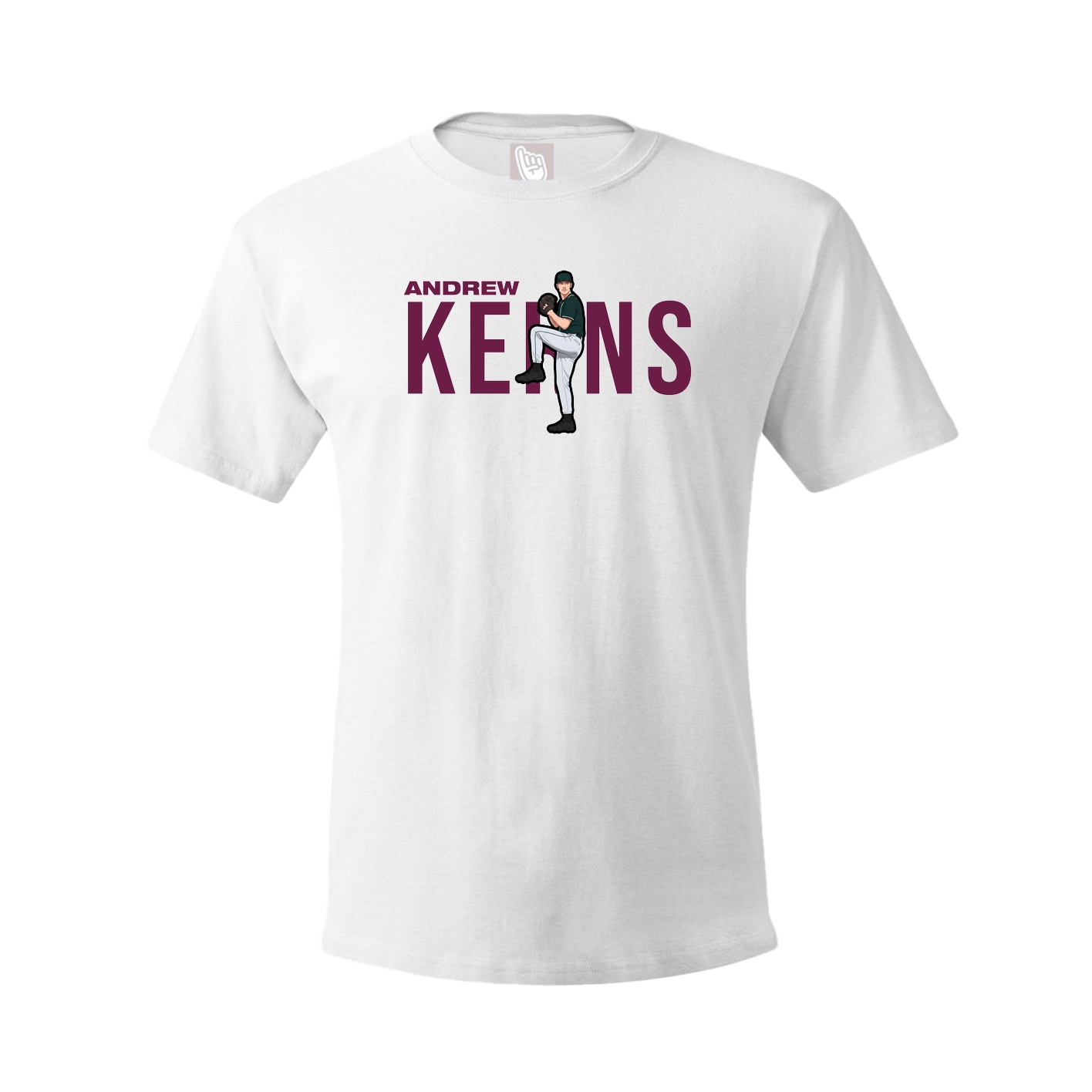 Youth Tee — Player Name in White
