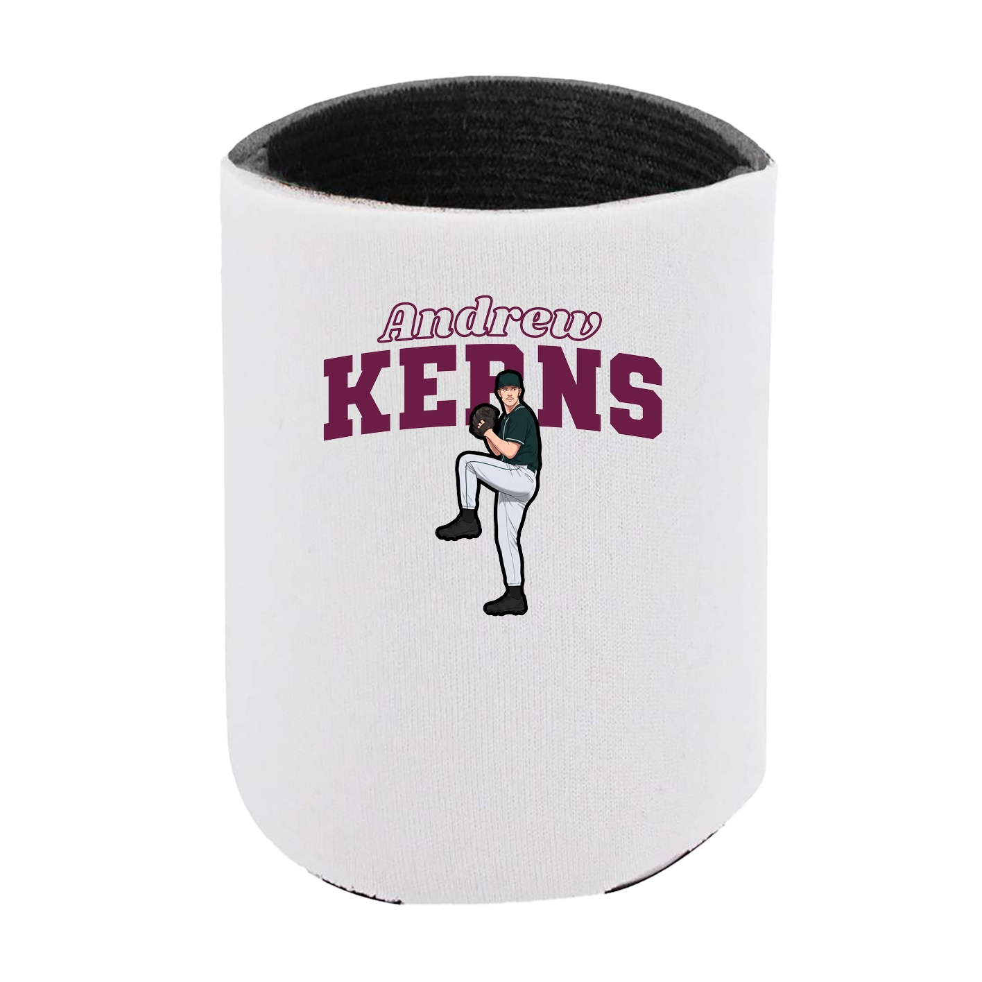 Can Holder — Name Arch in White
