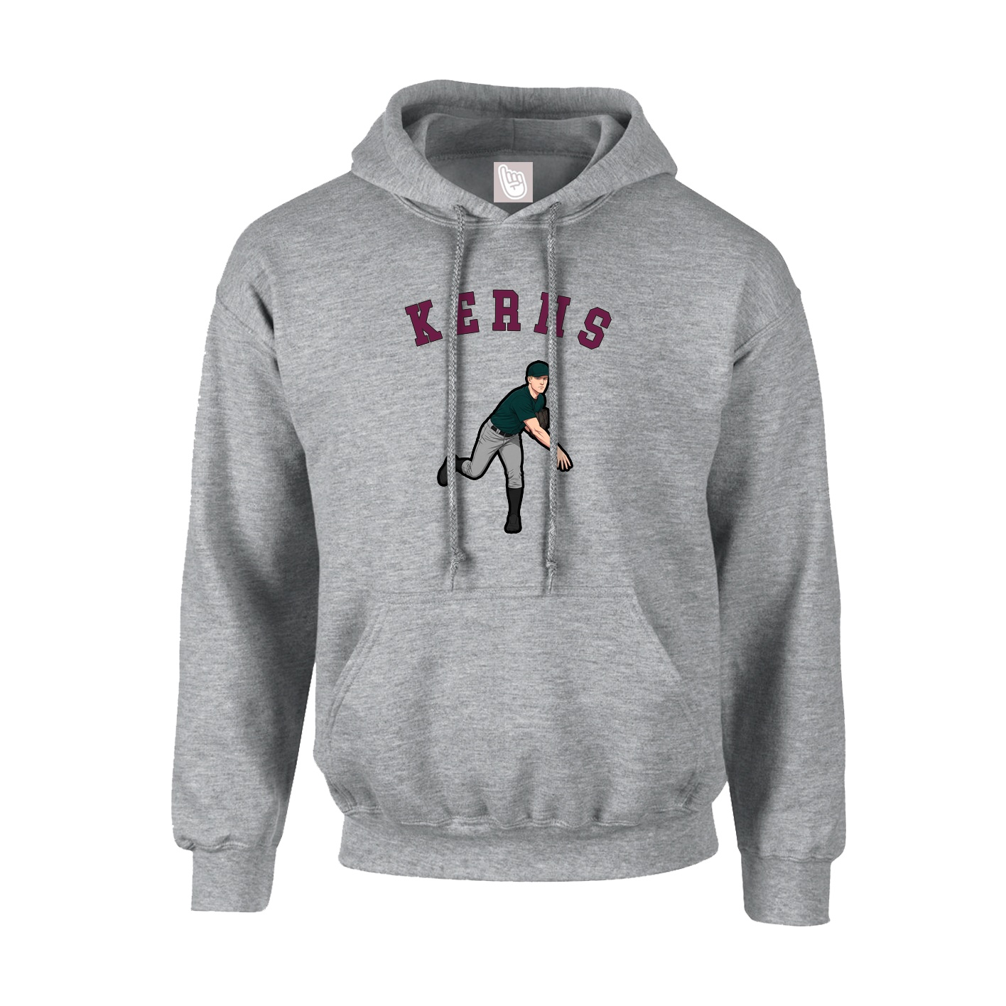 Youth Hoodie — Shirsey Arch in Grey