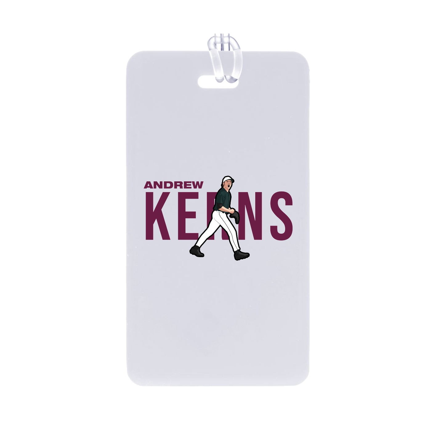 Bag Tag — Player Name in Classic