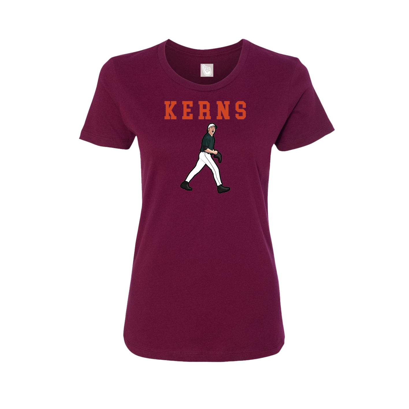 Fitted Women's Tee — Shirsey in Maroon