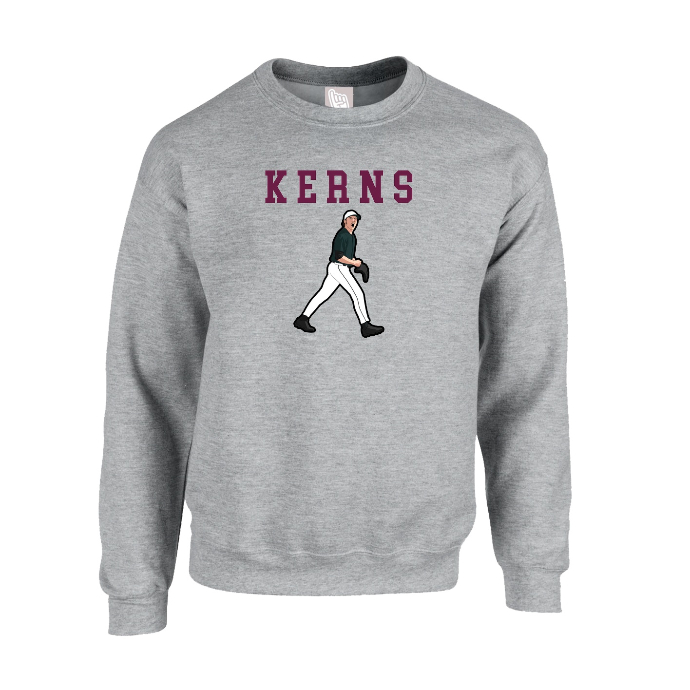 Fleece Crew — Shirsey in Grey