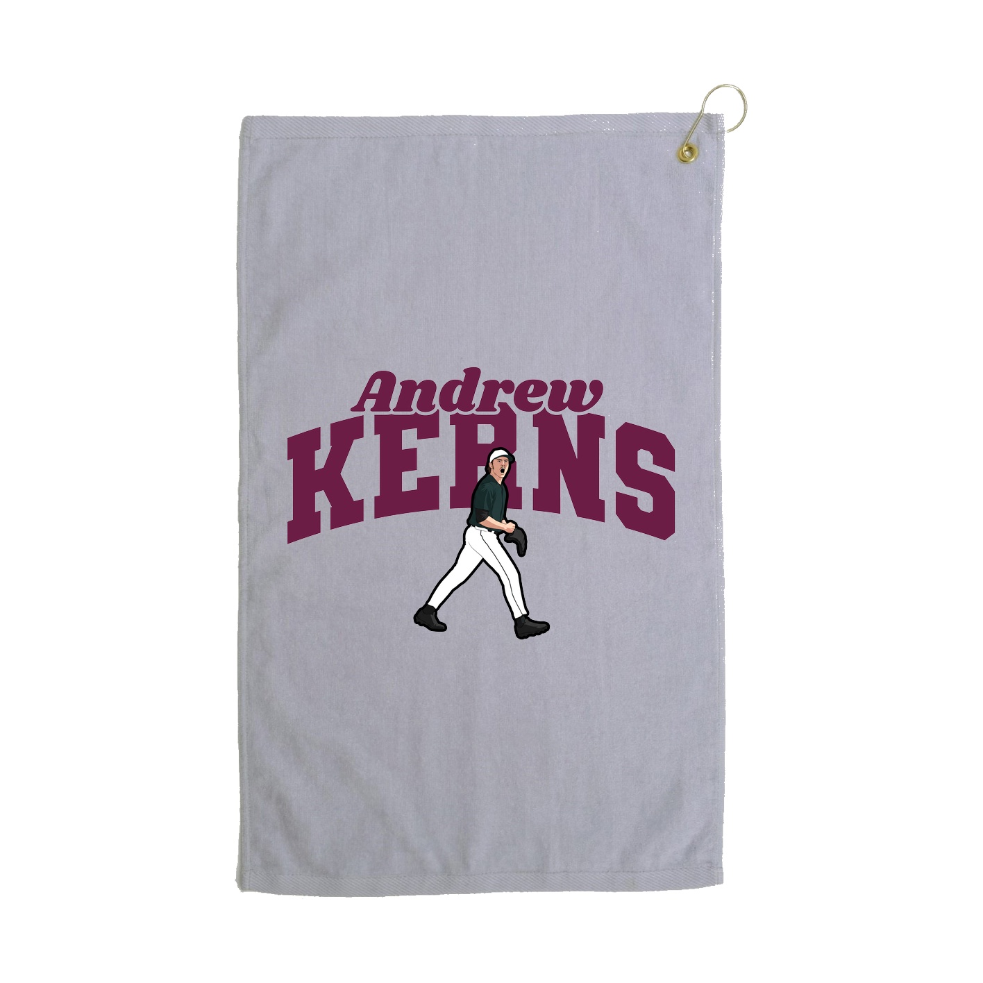 Golf Towel — Signature Arch in Grey