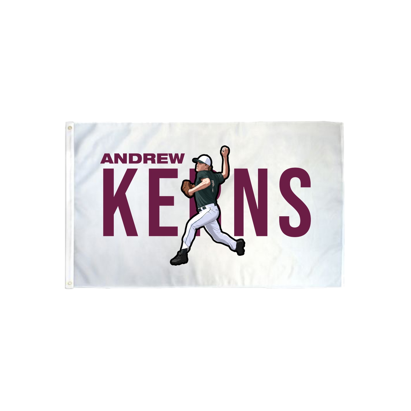3x5 Flag — Player Name in Classic