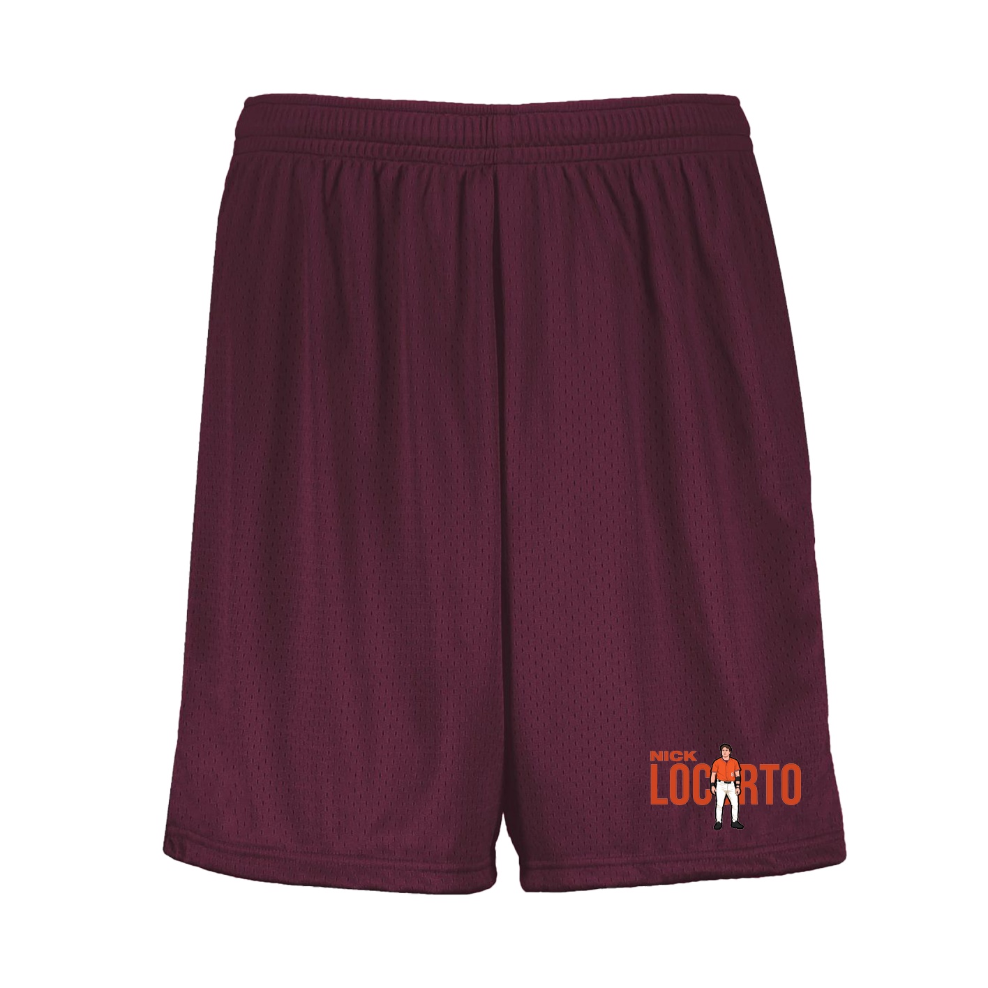 Shorts — Player Name in Maroon